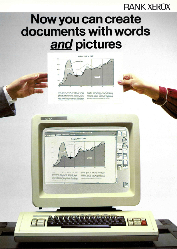 Propaganda do Xerox 8010 Propaganda do Xerox 8010